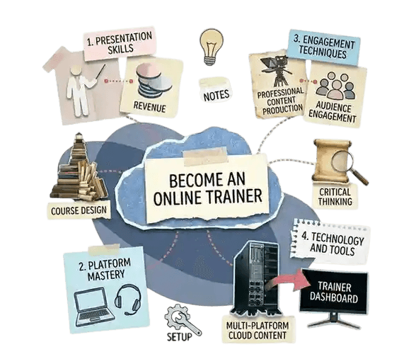 Technology training illustration for trainer recruitment